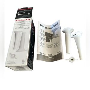 KitchenAid Stand Mixer Sausage Stuffer Attachment White
